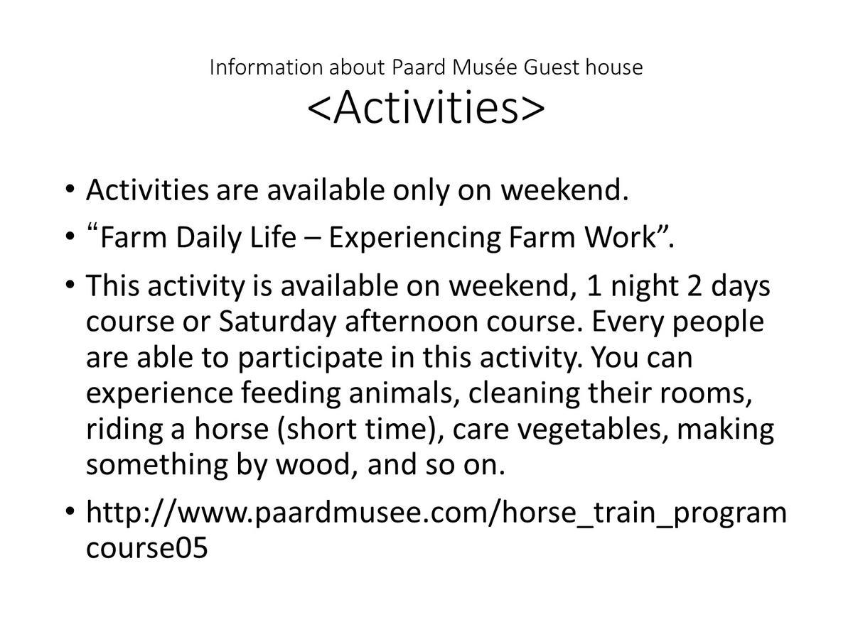 Paard Musee Guest House Nanae Екстер'єр фото